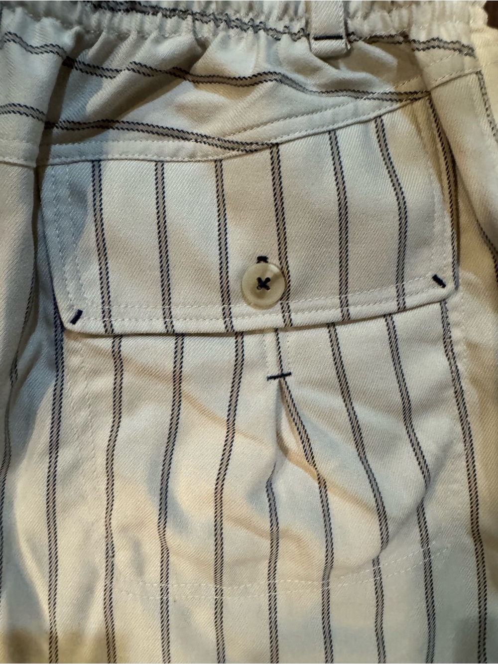 NWT Free People Effie Striped Shorts Cream & Brown Size S - Picture 9 of 10